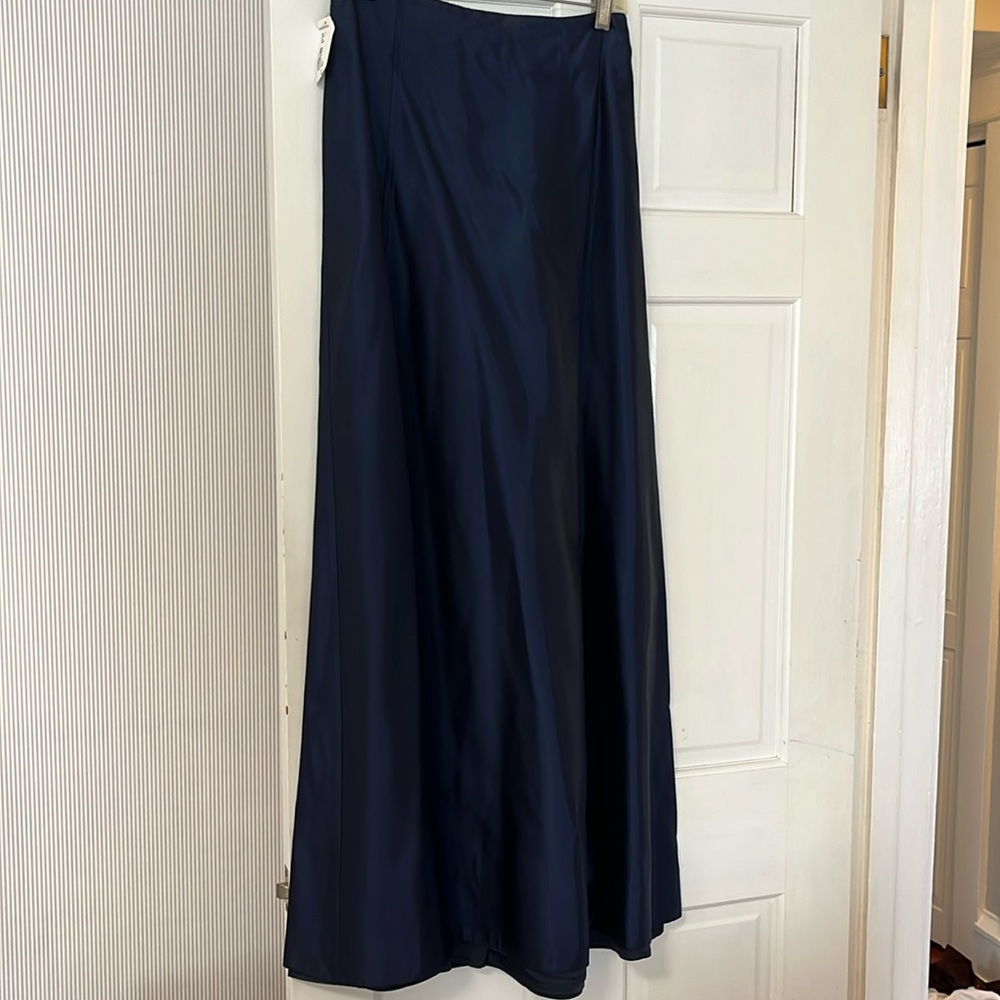 JS Collections Navy Maxi Skirt